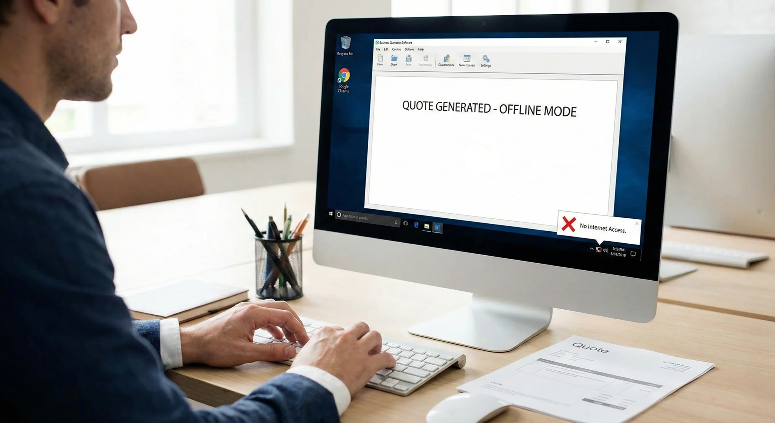 Why Choose Offline Quotation Software? Security, Portability & Full Control Over Your Data